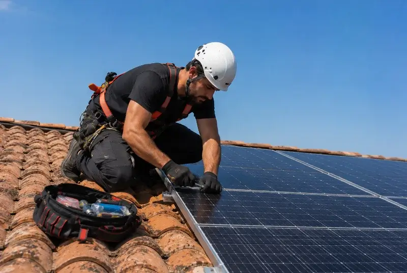 Maintenance et monitoring de panneaux solaires à Saint Privat en Périgord