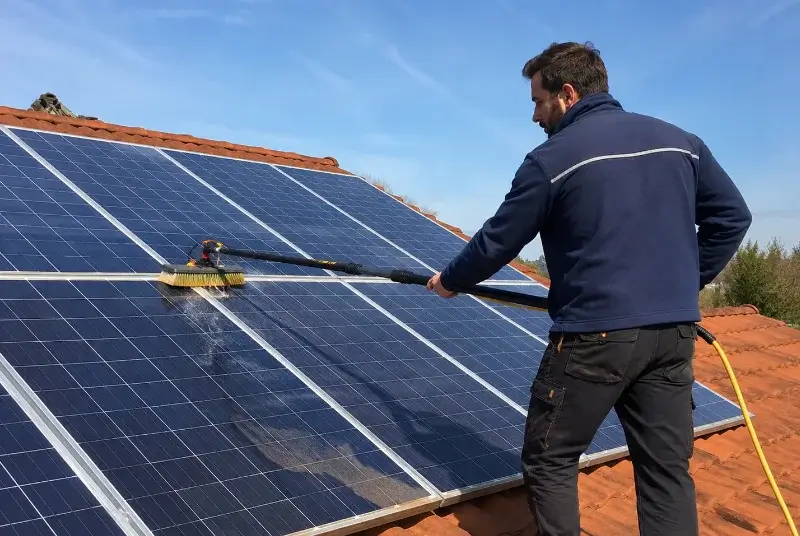 Nettoyage et entretien de panneaux solaires à Saint Privat en Périgord